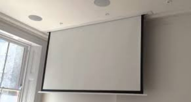 How To Hang Projector Screen From Ceiling?