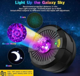 Galaxy 3 in 1 Smart Star Projector - Best Efficient