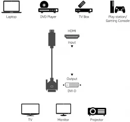convertors to connect projector to laptop