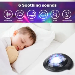 SOAIY Classical Black Star Projector - Best star projector baby sleep